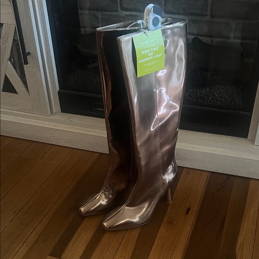 Gianni Bini Metallic Heeled Boots